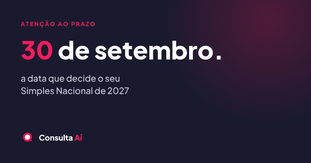 Está atento ao prazo?